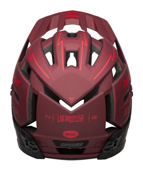 Kask full face BELL SUPER AIR R MIPS SPHERICAL matte red black fasthouse roz. S (52-56 cm) (NEW) Kask full face BELL SUPER AIR R MIPS SPHERICAL matte red black fasthouse roz. S (52-56 cm) (NEW)