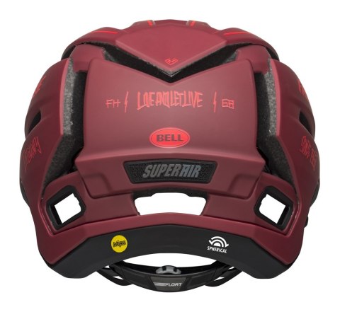 Kask full face BELL SUPER AIR R MIPS SPHERICAL matte red black fasthouse roz. S (52-56 cm) (NEW) Kask full face BELL SUPER AIR R MIPS SPHERICAL matte red black fasthouse roz. S (52-56 cm) (NEW)