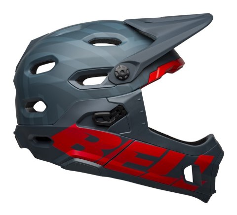 Kask full face BELL SUPER DH MIPS SPHERICAL prime matte blue crimson roz. L (59-63 cm) (NEW) Kask full face BELL SUPER DH MIPS SPHERICAL prime matte blue crimson roz. L (59-63 cm) (NEW)