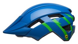 Kask juniorski BELL SIDETRACK II INTEGRATED MIPS strike gloss blue green roz. Uniwersalny (50-57 cm) (NEW)