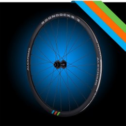 Koła szosa/gravel ALEXRIMS BOONDOCKS 3, H. tarczowy centerlock, Sztywna oś 12X100/R12X142, Stożek 30mm, 700C 622-21, TRS, Alumin