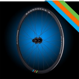Koła szosa/gravel ALEXRIMS BOONDOCKS 3, H. tarczowy centerlock, Sztywna oś 12X100/R12X142, Stożek 30mm, 700C 622-21, TRS, Alumin