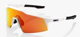 Okulary 100% SPEEDCRAFT SL Soft Tact Off White - HiPER Red Multilayer Mirror Lens (Szkła Czerwone Lustrzane Wielowarstwowe LT 21