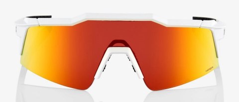 Okulary 100% SPEEDCRAFT SL Soft Tact Off White - HiPER Red Multilayer Mirror Lens (Szkła Czerwone Lustrzane Wielowarstwowe LT 21 Okulary 100% SPEEDCRAFT SL Soft Tact Off White - HiPER Red Multilayer Mirror Lens (Szkła Czerwone Lustrzane Wielowarstwowe LT 21