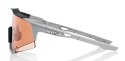 Okulary 100% SPEEDCRAFT Soft Tact Stone Grey - HiPER Coral Lens (Szkła Koralowe LT 52% + Szkła Przeźroczyste LT 93%) (WYPRZEDAŻ 