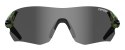 Okulary TIFOSI TSALI crystal neon green (3szkła Smoke, AC Red, Clear) (NEW)