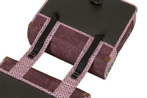 Sakwa miejska podwójna BASIL BOHEME DOUBLE PANNIER BAG 35L Universal Bridge System, wodoodporna fig red (DWZ) Sakwa miejska podwójna BASIL BOHEME DOUBLE PANNIER BAG 35L Universal Bridge System, wodoodporna fig red (DWZ)