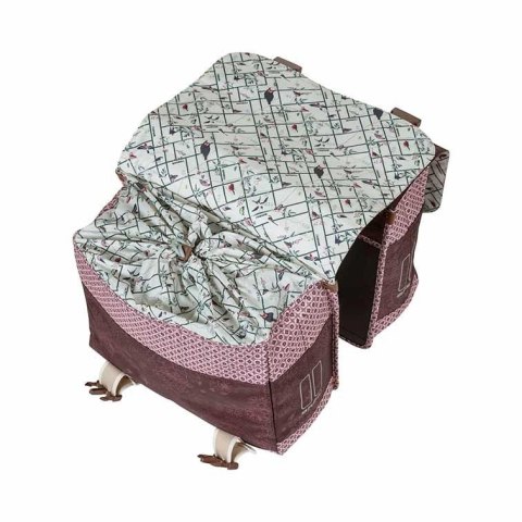 Sakwa miejska podwójna BASIL BOHEME DOUBLE PANNIER BAG 35L Universal Bridge System, wodoodporna fig red (DWZ) Sakwa miejska podwójna BASIL BOHEME DOUBLE PANNIER BAG 35L Universal Bridge System, wodoodporna fig red (DWZ)