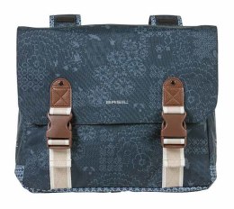 Sakwa miejska podwójna BASIL BOHEME DOUBLE PANNIER BAG 35L Universal Bridge System, wodoodporna indigo blue (NEW)
