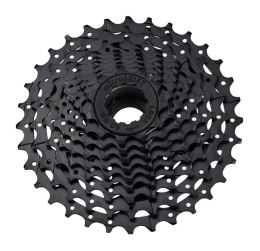 Kaseta MICROSHIFT MEZZO, 8.rzędowa, Stalowa, Kompatybilna z Shimano, 12-13-15-18-21-24-28-32, Czarna (NEW)