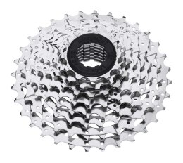 Kaseta MICROSHIFT R8, 8.rzędowa, Stalowa, Kompatybilna z Shimano, 11-13-15-17-19-21-24-28, Nikiel (NEW)