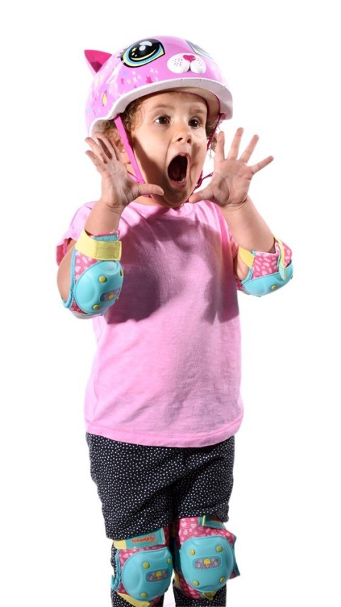 Kask dziecięcy juniorski RASKULLZ ASTRO CAT pink roz. S CHILD FS 5+ (50-54 cm) (NEW) Kask dziecięcy juniorski RASKULLZ ASTRO CAT pink roz. S CHILD FS 5+ (50-54 cm) (NEW)