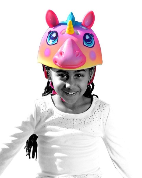 Kask dziecięcy juniorski RASKULLZ SUPER RAINBOW CORN pink roz. XS TODDLER FS 3+ (48-52 cm) (NEW) Kask dziecięcy juniorski RASKULLZ SUPER RAINBOW CORN pink roz. XS TODDLER FS 3+ (48-52 cm) (NEW)