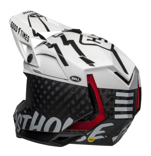 Kask full face BELL FULL-10 MIPS SPHERICAL fasthouse matte gloss white black roz. L (57-59 cm) (NEW). Kask full face BELL FULL-10 MIPS SPHERICAL fasthouse matte gloss white black roz. L (57-59 cm) (NEW).