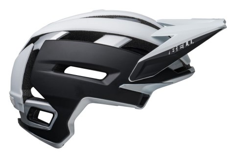 Kask full face BELL SUPER AIR R MIPS SPHERICAL matte black white roz. L (59-63 cm) (NEW). Kask full face BELL SUPER AIR R MIPS SPHERICAL matte black white roz. L (59-63 cm) (NEW).