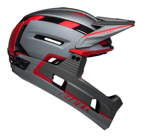 Kask full face BELL SUPER AIR R MIPS SPHERICAL matte gray red roz. M (55-59 cm) (NEW). Kask full face BELL SUPER AIR R MIPS SPHERICAL matte gray red roz. M (55-59 cm) (NEW).