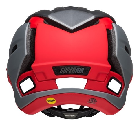 Kask full face BELL SUPER AIR R MIPS SPHERICAL matte gray red roz. M (55-59 cm) (NEW). Kask full face BELL SUPER AIR R MIPS SPHERICAL matte gray red roz. M (55-59 cm) (NEW).