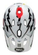 Kask full face BELL SUPER DH MIPS SPHERICAL fasthouse matte gloss black white roz. M (55-59 cm) (NEW)