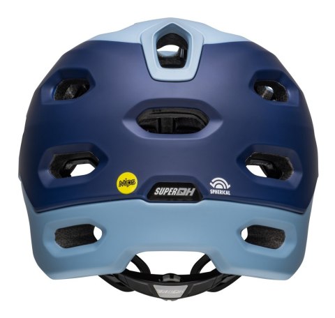 Kask full face BELL SUPER DH MIPS SPHERICAL matte light blue navy roz. M (55-59 cm) (NEW). Kask full face BELL SUPER DH MIPS SPHERICAL matte light blue navy roz. M (55-59 cm) (NEW).