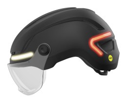 Kask miejski GIRO ETHOS SHIELD INTEGRATED MIPS LED matte black roz. M (55-59 cm) (NEW)