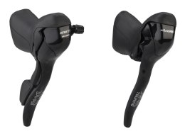 Klamkomanetki MICROSHIFT INTER 11 TOURING, Para, 11.rzędowe, Kompatybilne z Shimano, Dual Control, Lewa Klamka Tylko z Dźwignią 
