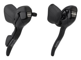 Klamkomanetki MICROSHIFT INTER 8 TOURING, Para, 8.rzędowe, Kompatybilne z Shimano, Dual Control, Lewa Klamka Tylko z Dźwignią Ha