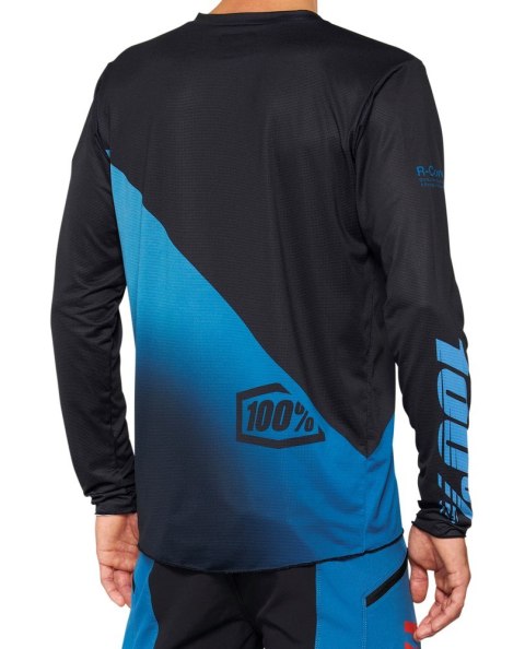 Koszulka męska 100% R-CORE X Jersey długi rękaw black slate blue roz. M (WYPRZEDAŻ -50%) Koszulka męska 100% R-CORE X Jersey długi rękaw black slate blue roz. M (WYPRZEDAŻ -50%)