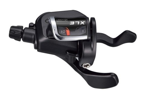Manetka MICROSHIFT XLE, Prawa, 10.rzędowa, Kompatybilna z Shimano, Xpress Trigger, Optyczny Wskaźnik Przełożeń (NEW) Manetka MICROSHIFT XLE, Prawa, 10.rzędowa, Kompatybilna z Shimano, Xpress Trigger, Optyczny Wskaźnik Przełożeń (NEW)