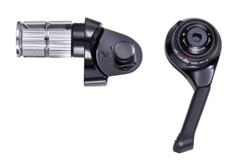 Manetka MICROSHIFT, Prawa, 12.rzędowa, Kompatybilna ze Sram, Bar End Shifter, Friction/Indeksowanie (NEW) Manetka MICROSHIFT, Prawa, 12.rzędowa, Kompatybilna ze Sram, Bar End Shifter, Friction/Indeksowanie (NEW)