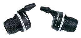Manetki MICROSHIFT, Para, 6.rzędowe(3x6), Kompatybilne z Shimano, Twist Shifter, Indeksowanie (NEW)