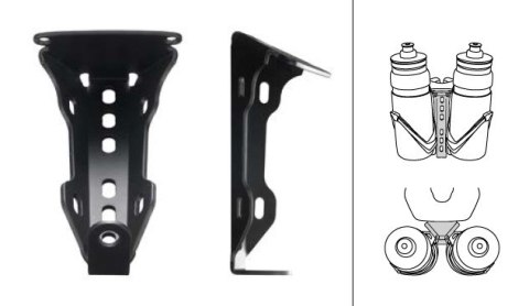 Podsiodłowe mocowanie na bidony/CO2 SELLE ITALIA REAR HYDRATATION SUPPORT (DWZ) Podsiodłowe mocowanie na bidony/CO2 SELLE ITALIA REAR HYDRATATION SUPPORT (DWZ)