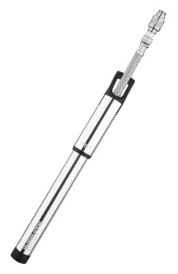 Pompka ręczna BIRZMAN Infinite Road with CO2 (Presta/Schrader), 160psi/11bar, Długość 255mm, CNC, Srebrna, Naboje CO2 2x16g (NEW