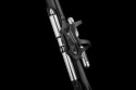 Pompka ręczna BIRZMAN Infinite Road with CO2 (Presta/Schrader), 160psi/11bar, Długość 255mm, CNC, Srebrna, Naboje CO2 2x16g (NEW