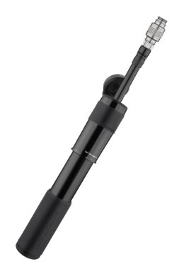 Pompka ręczna BIRZMAN Velocity MTB Black (Presta/Schrader), 90psi/6.2bar, Długość 183mm, CNC, Czarna