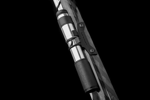 Pompka ręczna BIRZMAN Velocity MTB Black (Presta/Schrader), 90psi/6.2bar, Długość 183mm, CNC, Czarna Pompka ręczna BIRZMAN Velocity MTB Black (Presta/Schrader), 90psi/6.2bar, Długość 183mm, CNC, Czarna