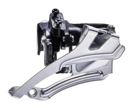 Przerzutka Przednia MICROSHIFT MARVO, 8.rzędowa(2x8), Kompatybilna z Shimano, Mocowanie Obejmą, Zęby Górne 34-38T, Pojemność 14T