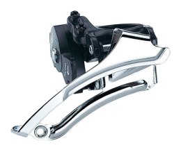 Przerzutka Przednia MICROSHIFT MEZZO, 7-8.rzędowa(3x7-8), Kompatybilna z Shimano, Mocowanie Obejmą, Zęby Górne 42T, Pojemność 18
