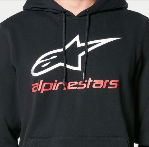 Bluza z kapturem ALPINESTARS ALWAYS 2.0 HOODIE, Black/White/Red - roz. XXL (NEW) Bluza z kapturem ALPINESTARS ALWAYS 2.0 HOODIE, Black/White/Red - roz. XXL (NEW)
