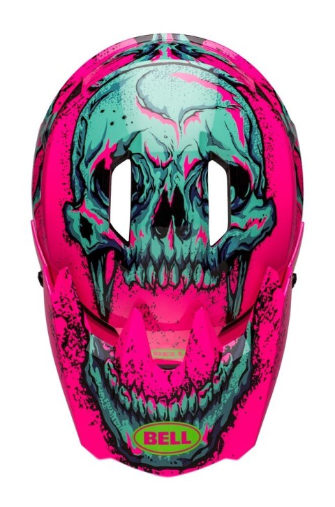 Kask full face BELL SANCTION 2 DLX MIPS bonehead gloss pink turquoise roz. XS/S (51-55 cm) (NEW) (LIMITED EDITION) Kask full face BELL SANCTION 2 DLX MIPS bonehead gloss pink turquoise roz. XS/S (51-55 cm) (NEW) (LIMITED EDITION)