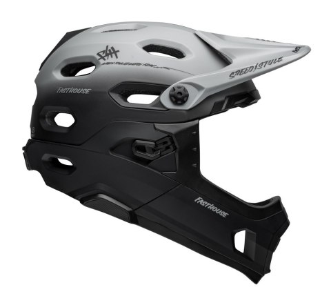 Kask full face BELL SUPER DH MIPS SPHERICAL fasthouse taco tuesday matte gray black roz. L (58-62 cm) (NEW) Kask full face BELL SUPER DH MIPS SPHERICAL fasthouse taco tuesday matte gray black roz. L (58-62 cm) (NEW)