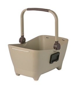 Kosz na przód na kierownicę BASIL BUDDY DOG BICYCLE BASKET FRONT KF 32L, KF System, bisotti brown (NEW)