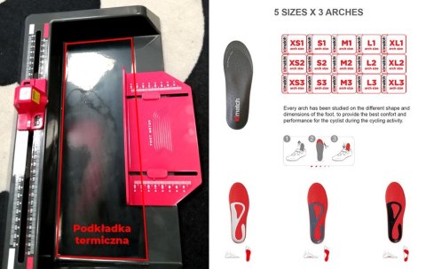 Zestaw IDMATCH FOOTBED SHOP STARTING KIT - Footmeter not included (Zestaw 50 szt. wkładek + Podkładka termiczna) (NEW)