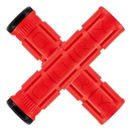 Chwyty kierownicy LIZARDSKINS Single-Clamp Lock-On OURY V2 - Candy Red (NEW)