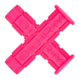 Chwyty kierownicy LIZARDSKINS Single Compound OURY - Neon Pink (NEW)