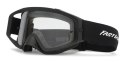 Gogle FASTHOUSE x VONZIPPER, VZ PORKCHOP RALLY GOGGLE BLACK CLEAR LENS, Injected I-Type Clear Lens Lens (NEW)