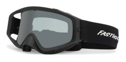 Gogle FASTHOUSE x VONZIPPER, VZ PORKCHOP RALLY GOGGLE BLACK, Injected Smoke With Mirror Lens (NEW)