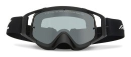 Gogle FASTHOUSE x VONZIPPER, VZ PORKCHOP RALLY GOGGLE BLACK, Injected Smoke With Mirror Lens (NEW)