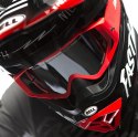 Gogle FASTHOUSE x VONZIPPER, VZ PORKCHOP RALLY GOGGLE RED, Injected Smoke With Mirror Lens (NEW)
