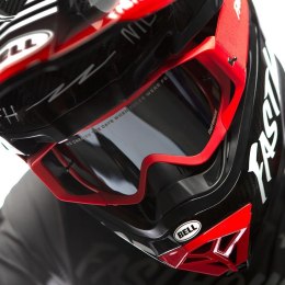 Gogle FASTHOUSE x VONZIPPER, VZ PORKCHOP RALLY GOGGLE RED, Injected Smoke With Mirror Lens (NEW)