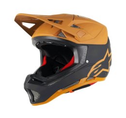Kask full face ALPINESTARS MISSILE TECH RACER HELMET - CE EN, black dark gold matt roz. M (57-58 cm) (NEW)